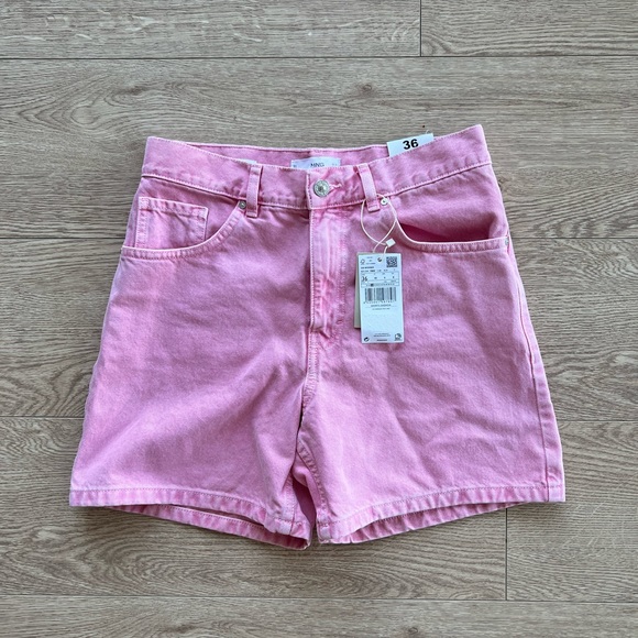 Straight Denim Shorts - Picture 2 of 3